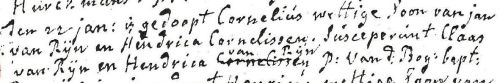doop Cornelis 1781