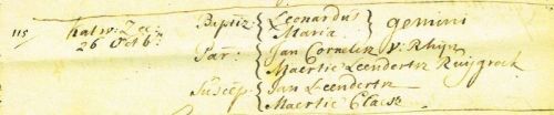 doop leonardus 1731