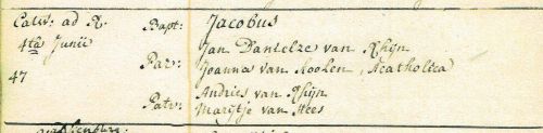 doop jacobus 1772
